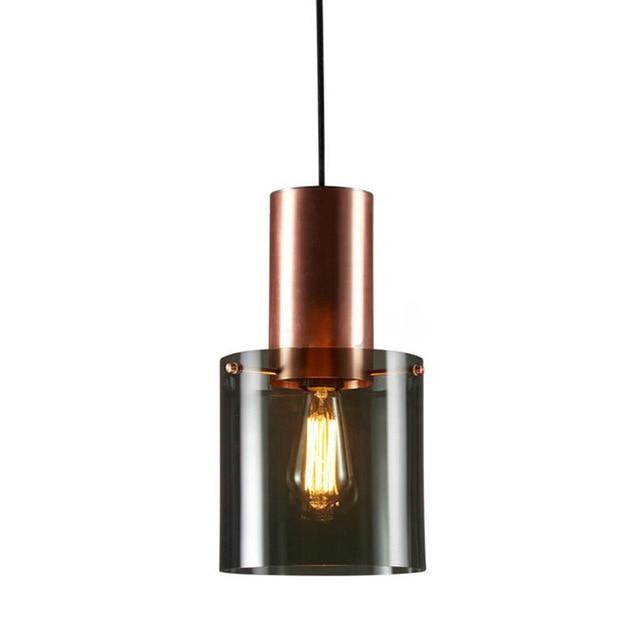 Audra - Modern Pendant Lamps Smoke Gray Glass