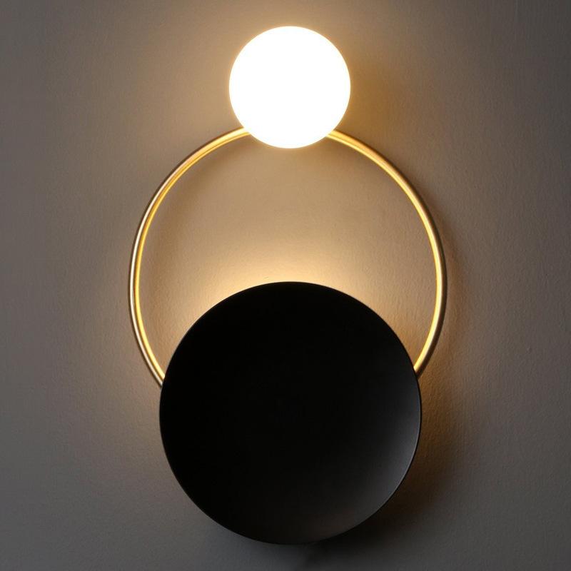 Penni - Post-Modern Personality Circle Copper Wall Lamp