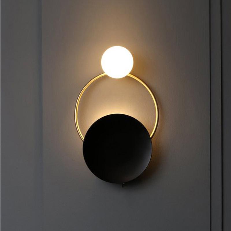 Penni - Post-Modern Personality Circle Copper Wall Lamp