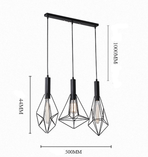 Arane - Modern Iron Art Industrial Pendant Light