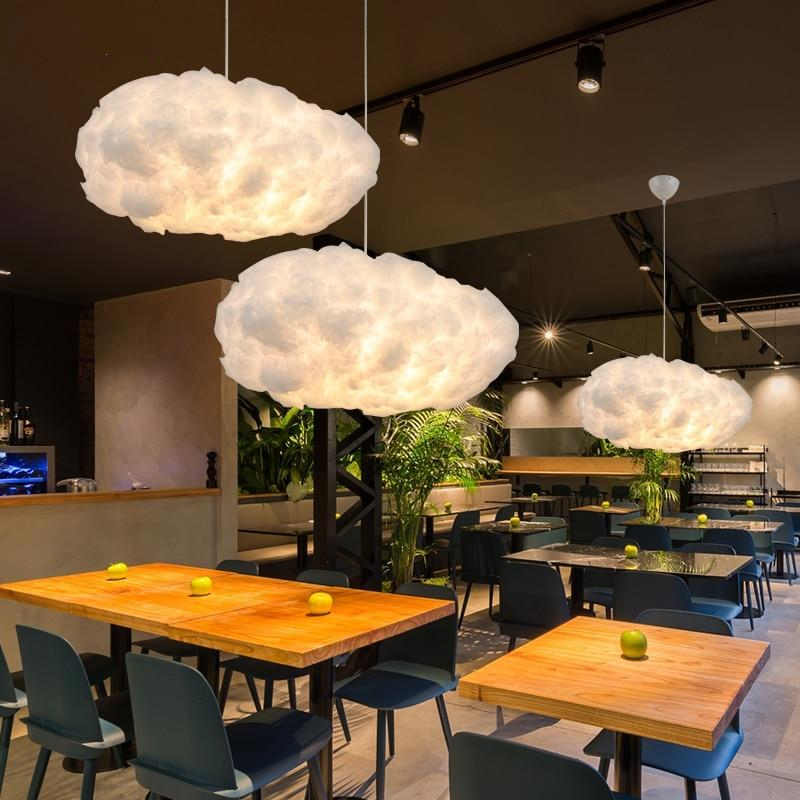 Charline - Modern Floating white clouds chandelier