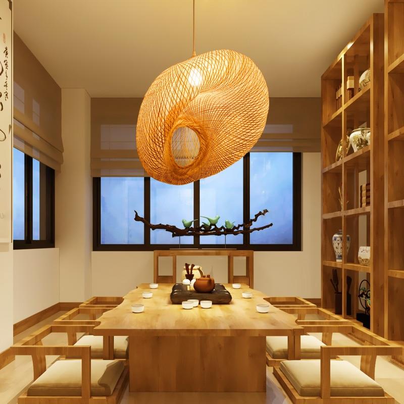 Mieko - Vintage Bamboo Hanging Light