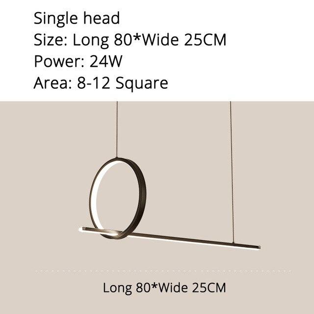 Gayle - Modern Hanging Chandelier Circle LED