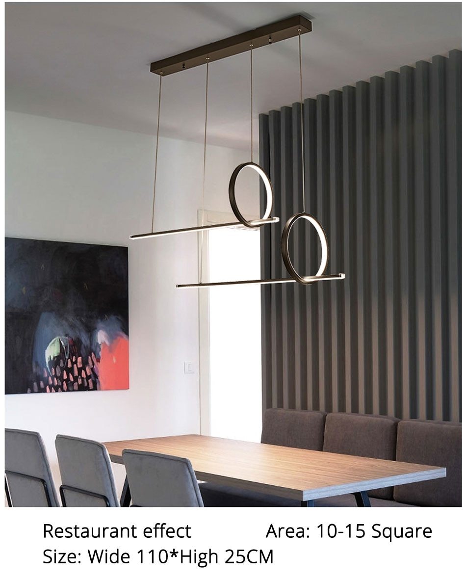 Gayle - Modern Hanging Chandelier Circle LED