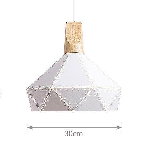 Iesha - Modern Pendant Lamp Wood Iron