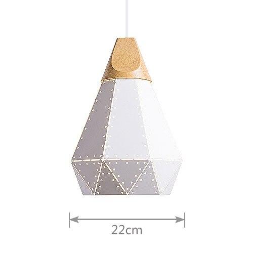 Iesha - Modern Pendant Lamp Wood Iron