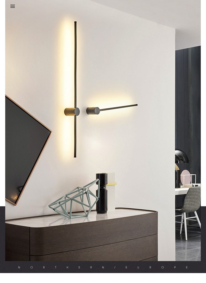 Rhizlane - Modern LED Wall Lamp Long