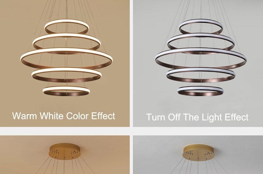 Shenna - Modern Multi Circle Pendant Light LED