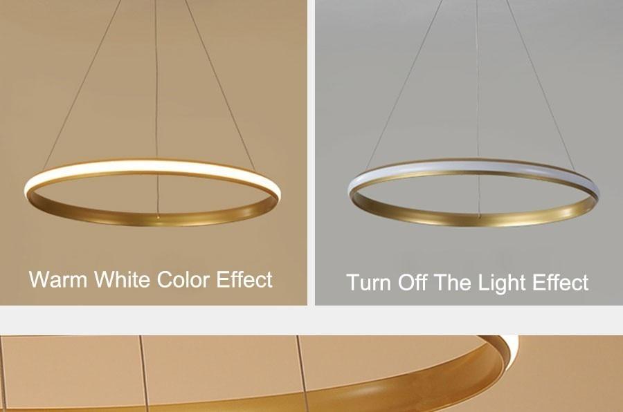 Shenna - Modern Multi Circle Pendant Light LED