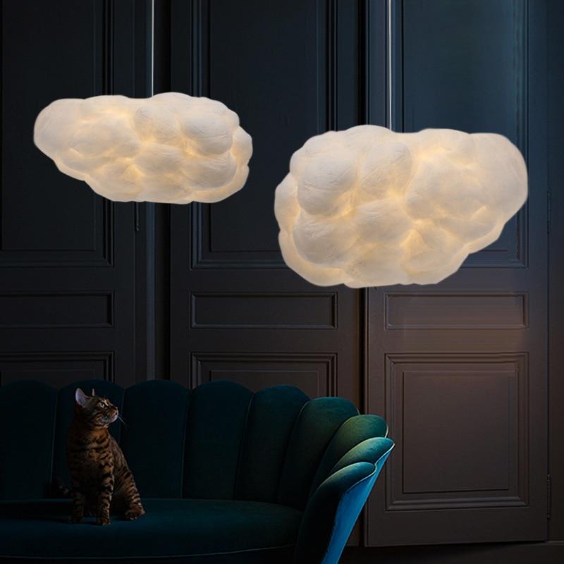 Charline - Modern Floating white clouds chandelier