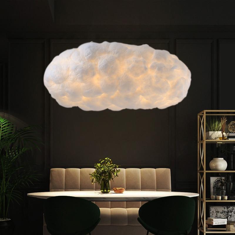 Charline - Modern Floating white clouds chandelier