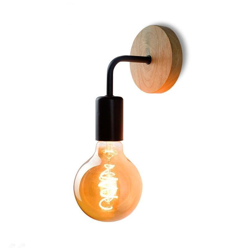 Desmond - Wood Wall Lamp Industrial