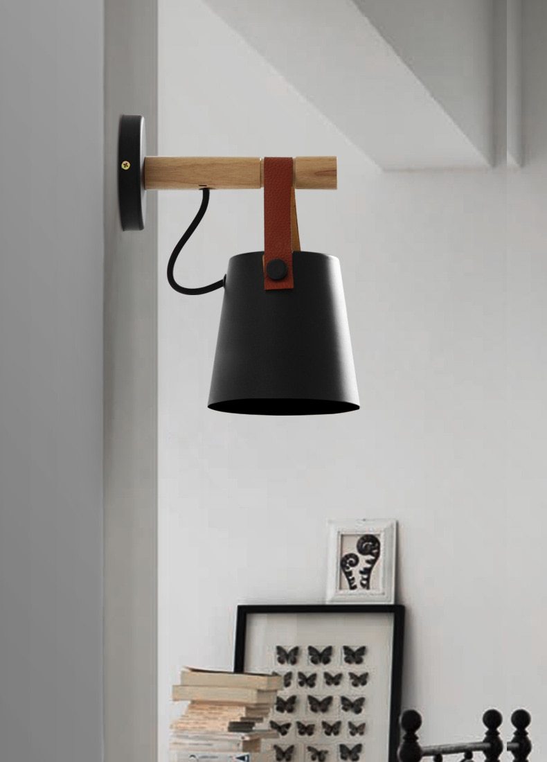 Conny - Nordic Wood Wall Light
