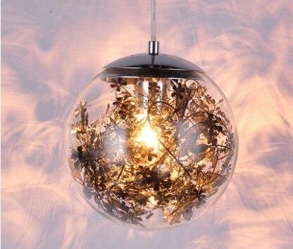 Wible - Romantic Transparent Glass Ball Chandelier