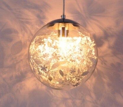 Wible - Romantic Transparent Glass Ball Chandelier