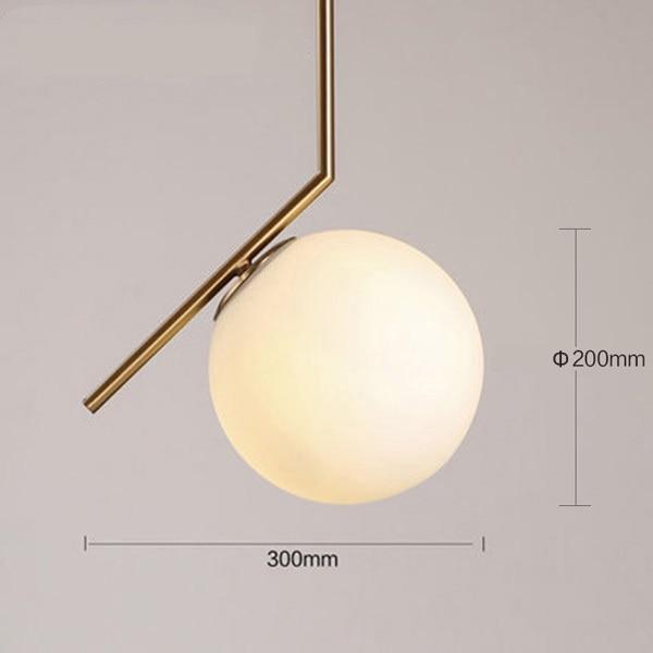 Jhenny - Modern Glass Ball Pendant Light