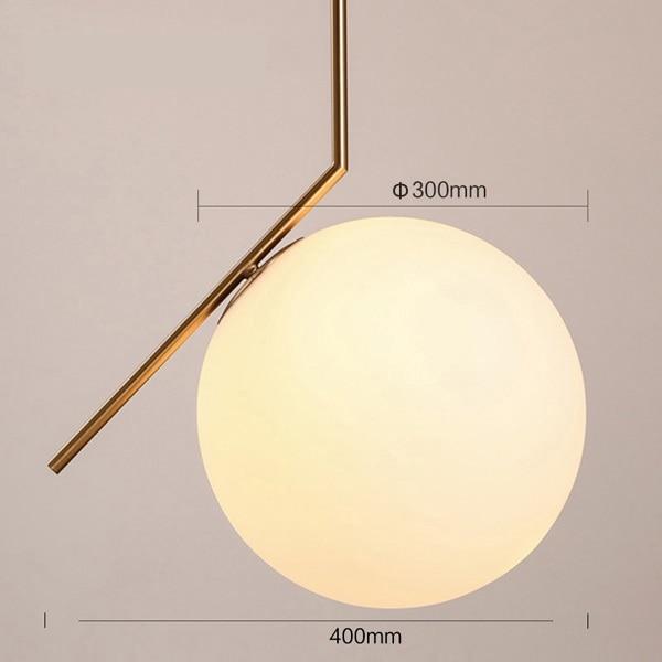 Jhenny - Modern Glass Ball Pendant Light