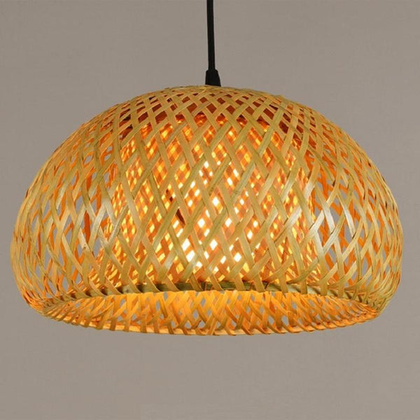 Barie - Modern Bamboo Hand Knitted Pendant Lamp