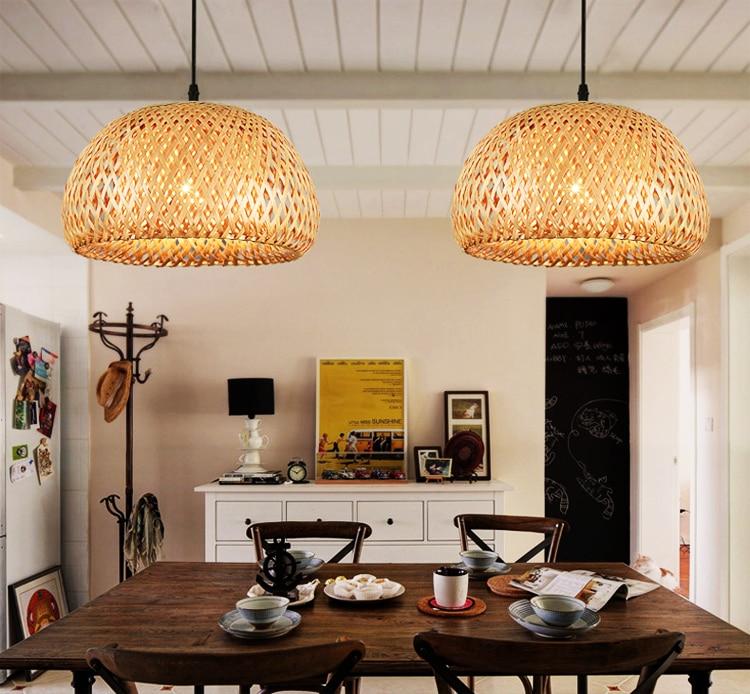 Barie - Modern Bamboo Hand Knitted Pendant Lamp