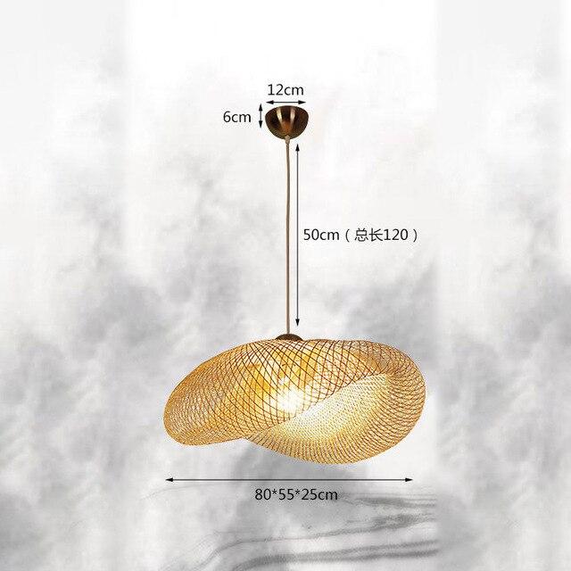 Mieko - Vintage Bamboo Hanging Light