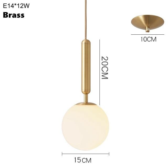 Clark - Modern Brass Aluminum Pendant Light Loft