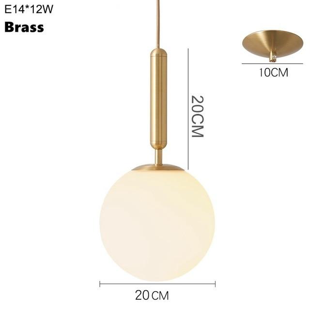 Clark - Modern Brass Aluminum Pendant Light Loft